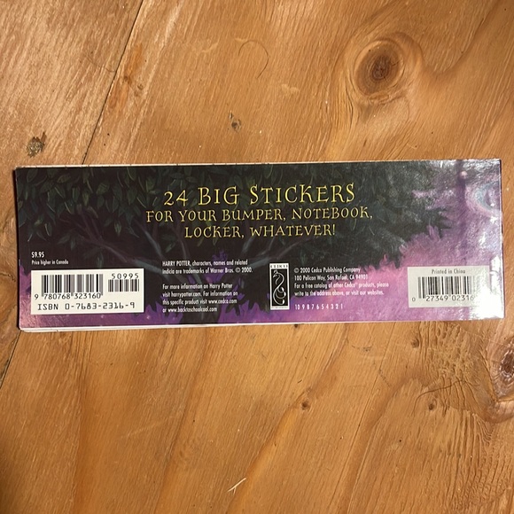 Harry Potter Big Sticker Book new vintage 24 stickers - Picture 2 of 14